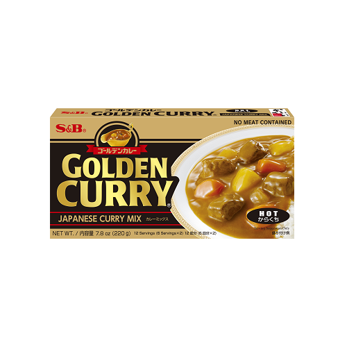 GOLDEN CURRY HOT 220G ゴールデンカレー辛口 220G
